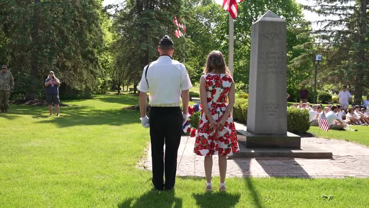 DeWitt honors those that served and remembers the fallen with parade and service