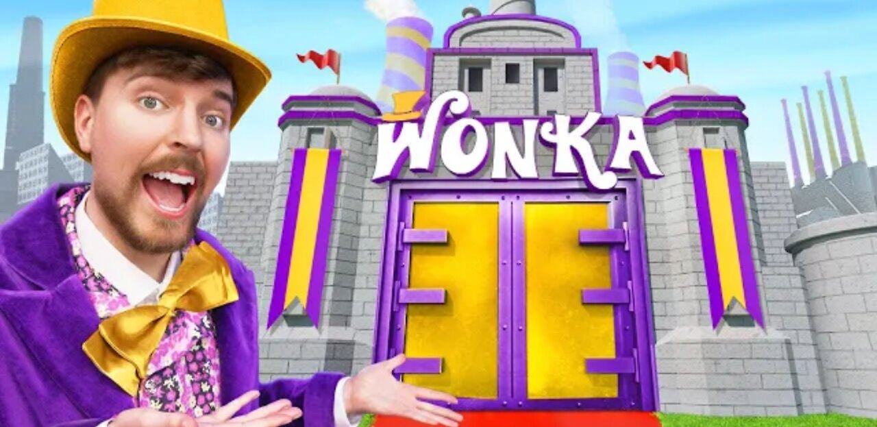 MrBeast Built Willy Wonka's Chocolate Factori