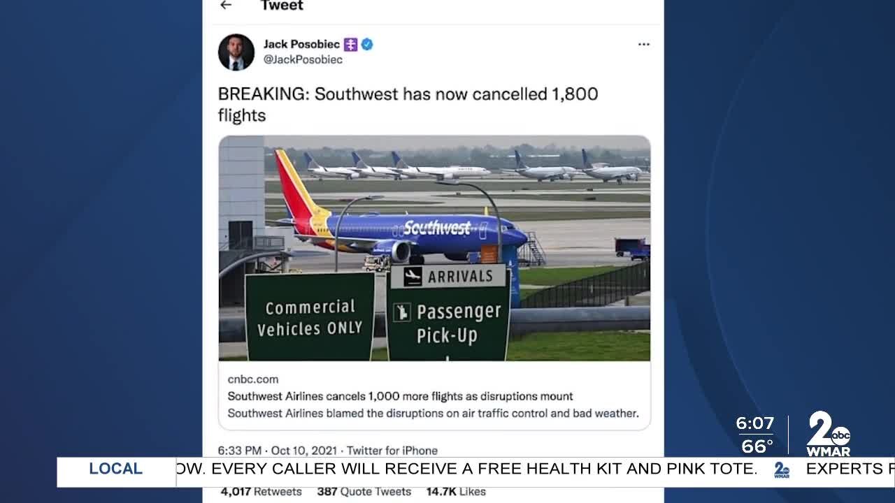 Southwest Airlines travel chaos continues