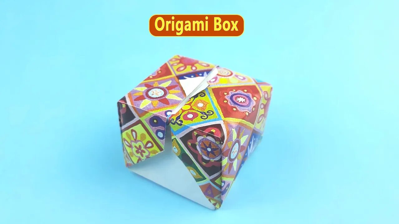 Origami Box Easy Step by Step - DIY Paper Crafts