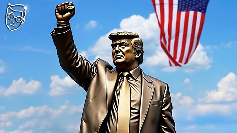 MASSIVE Trump Statue in Iconic Fist Pump Pose Under Construction! - 11/29/24