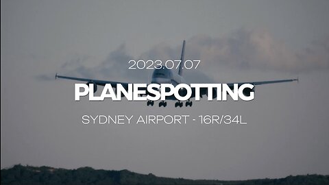 Plane spotting at Sydney Airport