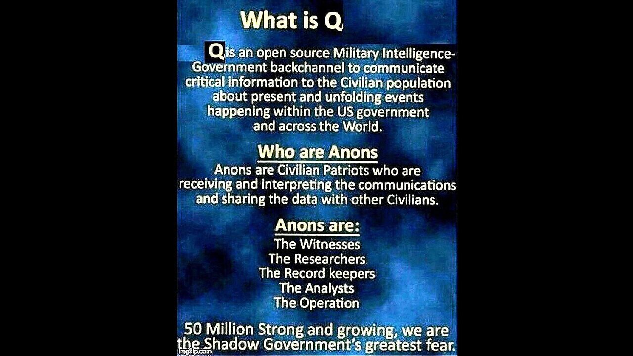 Who is Q a Military Operation QAnons