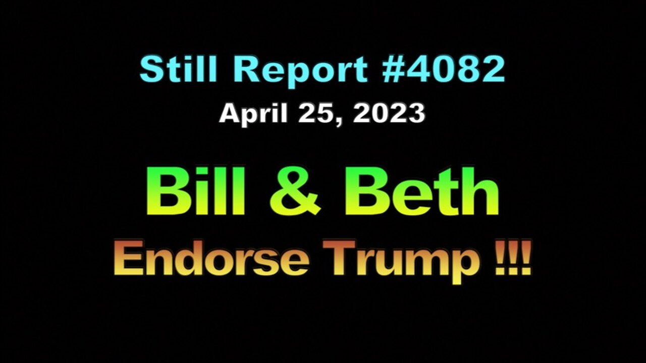 Beth & Bill Endorse Trump, 4082