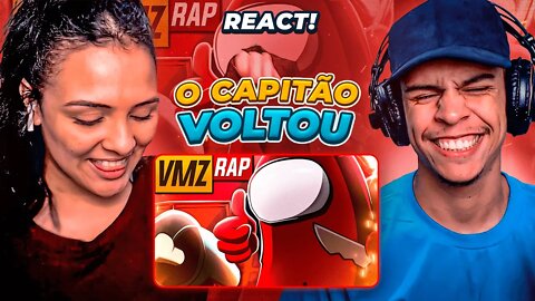 VMZ - Among Us | Feat. JKZ e Yuri BL4CK | [ React em Casal ] 🔥