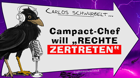 "Rechte zertreten!" - Volksverhetzung vom Campact-Chef auf "X"🔥🔥🔥