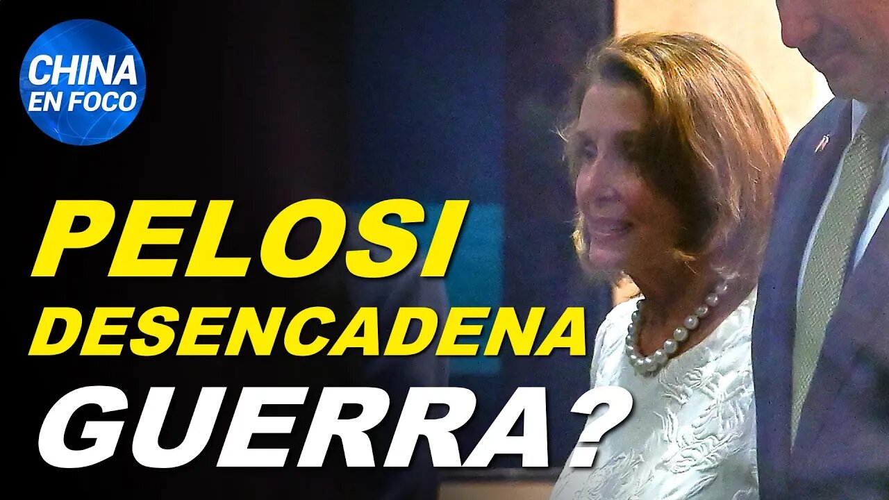 Pelosi ignora amenazas de China y aterriza en Taiwán. Tensiones a punto de estallar