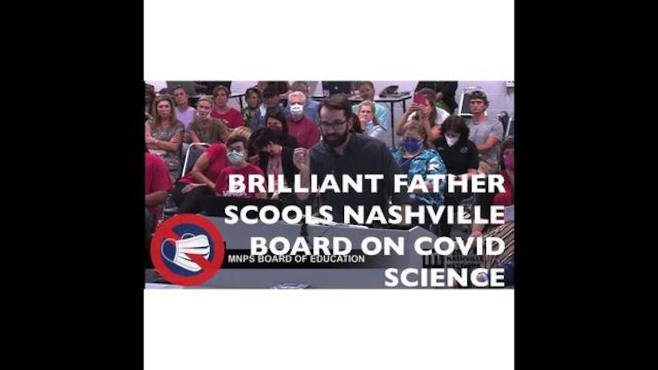 Nashville School Board Crushed by Covid Mask Science & Facts