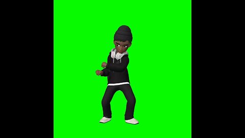 Vídeo de Animação - Avatar dançando - Chroma Key - Green Screen