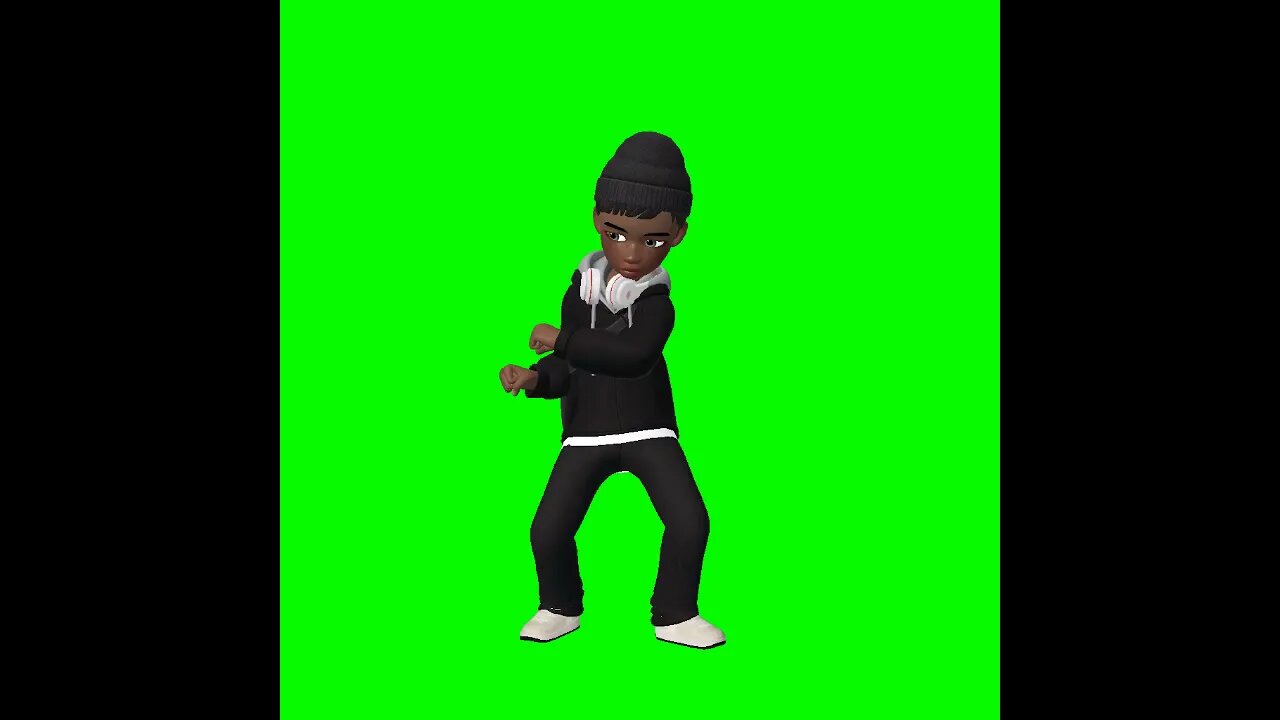 Vídeo de Animação - Avatar dançando - Chroma Key - Green Screen