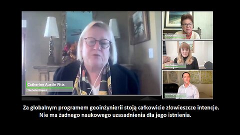 Dane Wigington, Catherine Austin Fitts, Carolyn Betts i Polly Tommey w rozmowie o geoinżynierii