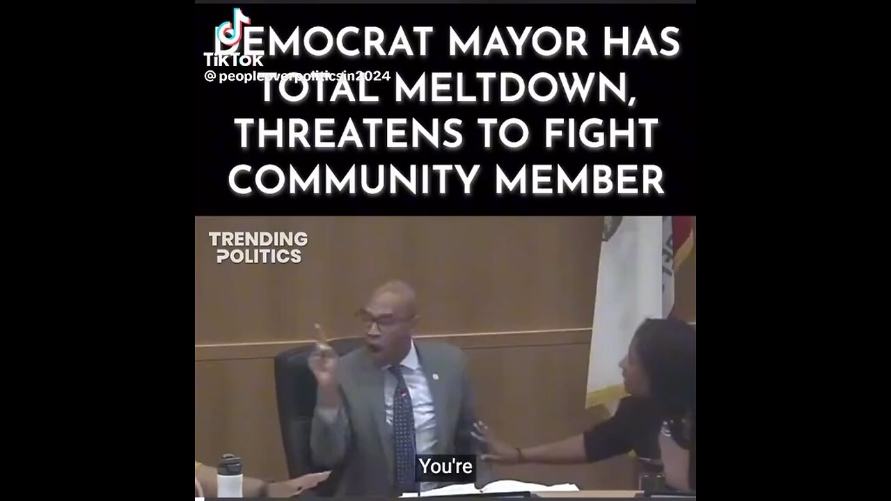 Democrat Mayor has a RAGING MELTDOWN