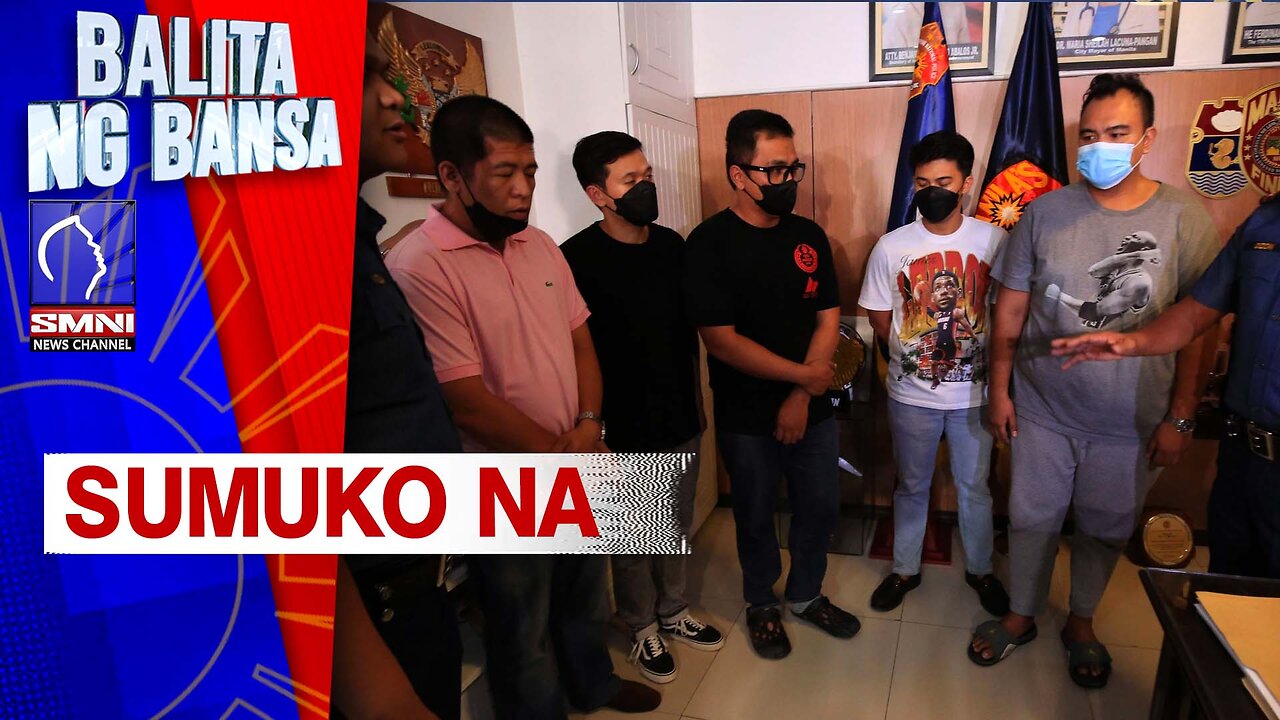 5 Police sangkot sa robbery at extortion sa Maynila, sumuko na sa PNP