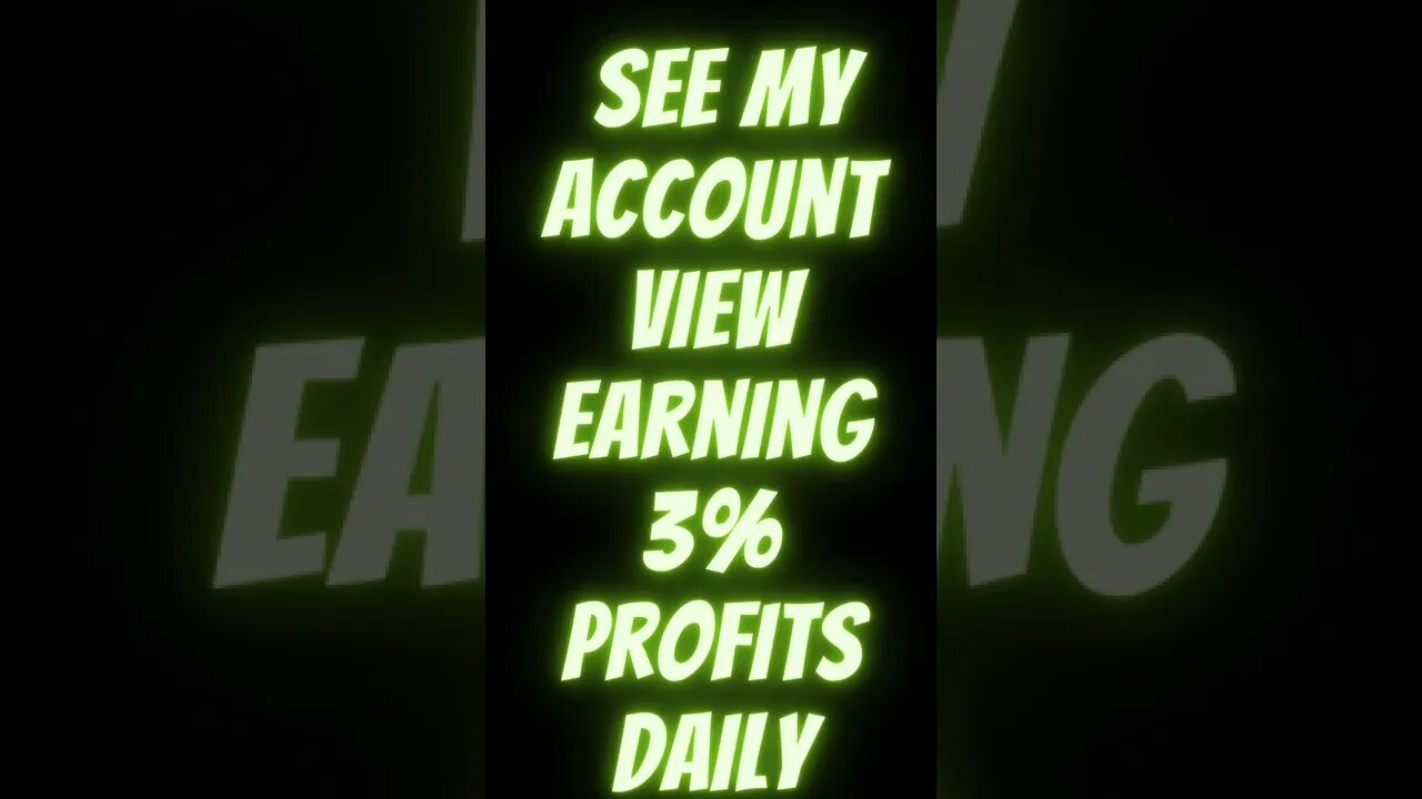 Let Your Crypto Wallet Balance Earn You 3% Profits Daily shorts