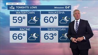 Southeast Wisconsin weather: Comfortable Monday night with lows in the 60s