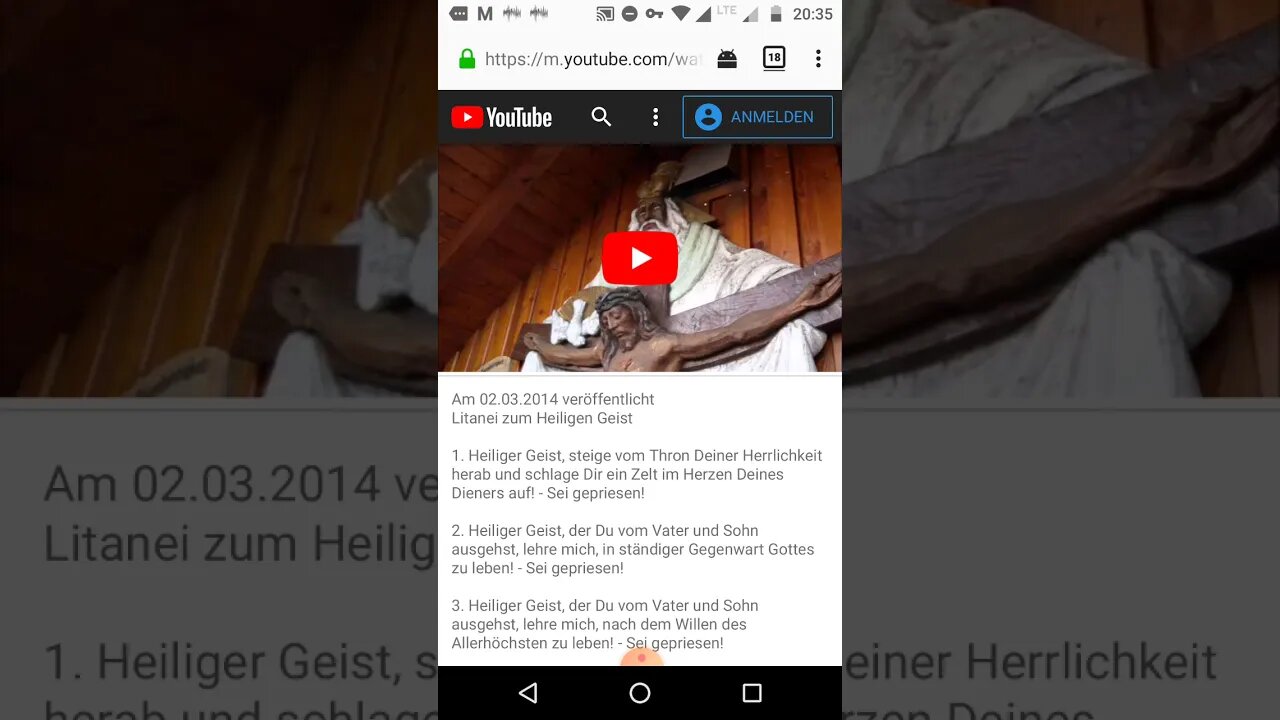 Litanei zum Heiligen Geist für Private