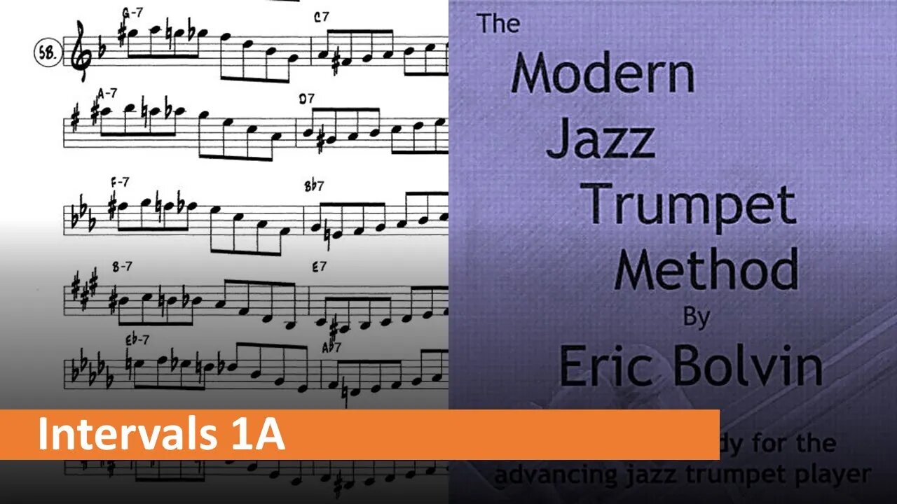 The Modern Jazz Trumpet Method - [Intervals] 1A