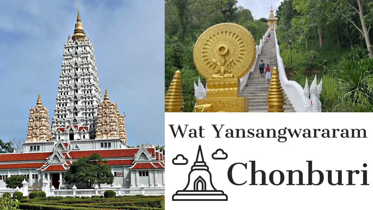 Wat Yansangwararam First Class Royal Temple - Chonburi - Mahabodhi Temple Replica