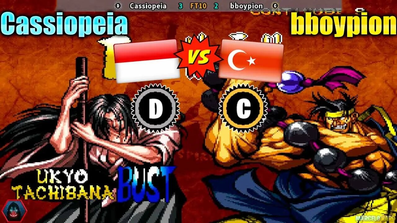 Samurai Shodown III (Cassiopeia Vs. bboypion) [Indonesia Vs. Turkey]