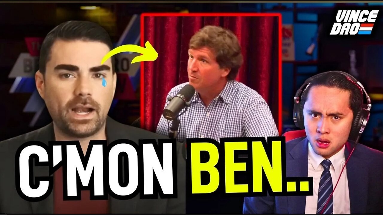 Ben Shapiro is MAD at Tucker Carlson AGAIN?