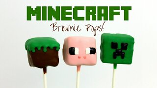 CopyCat Recipes Minecraft Brownie Pops cooking recipe food recipe Healthy recipes