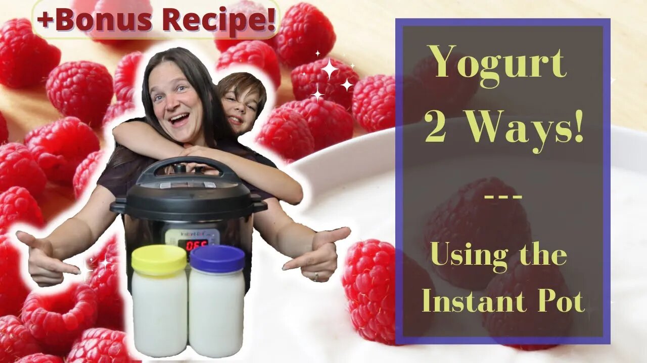 Yogurt 2 ways in the Instant Pot - Bonus Cream Cheese recipe!