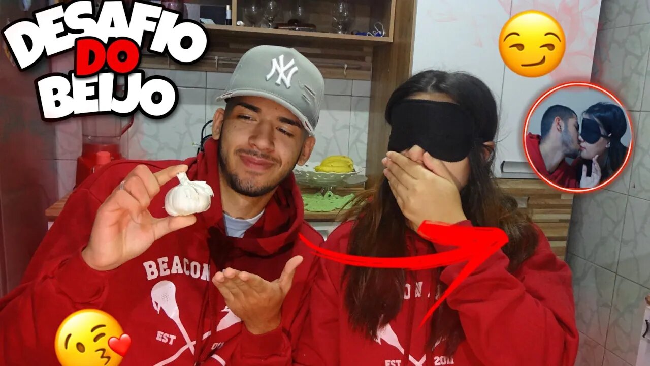 DESAFIO DO BEIJO | Kiss Challenge (beijo de alho)