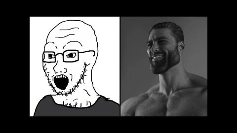 The Virgin Simp Vs The Chad King #Shorts Version