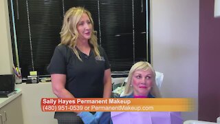 The tables turn and Sally Hayes gets her eyebrows done with permanent makeup