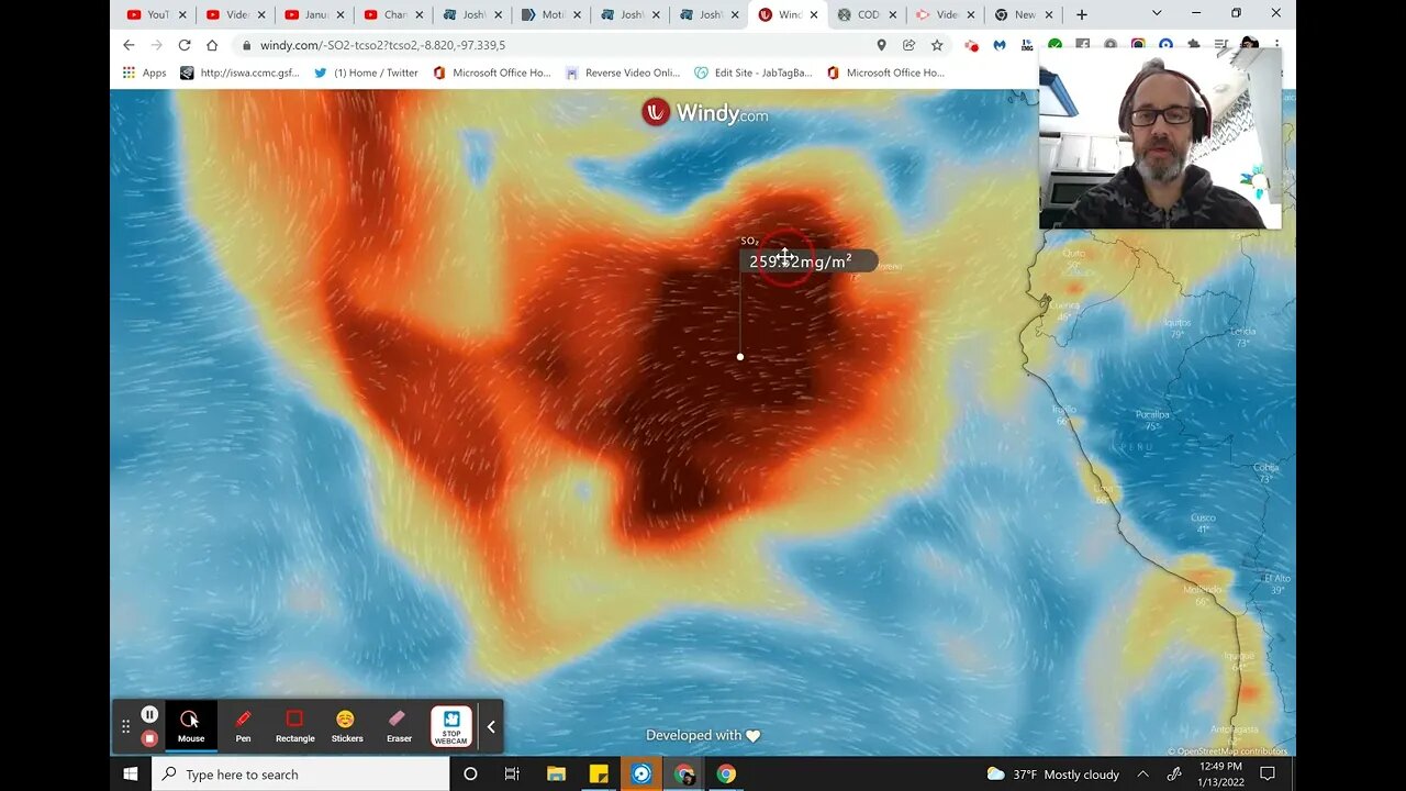 Where is the High Sulfur GAS coming from? By Air or By Sea - God or Military : Jan 13, 2022 12:50 PM