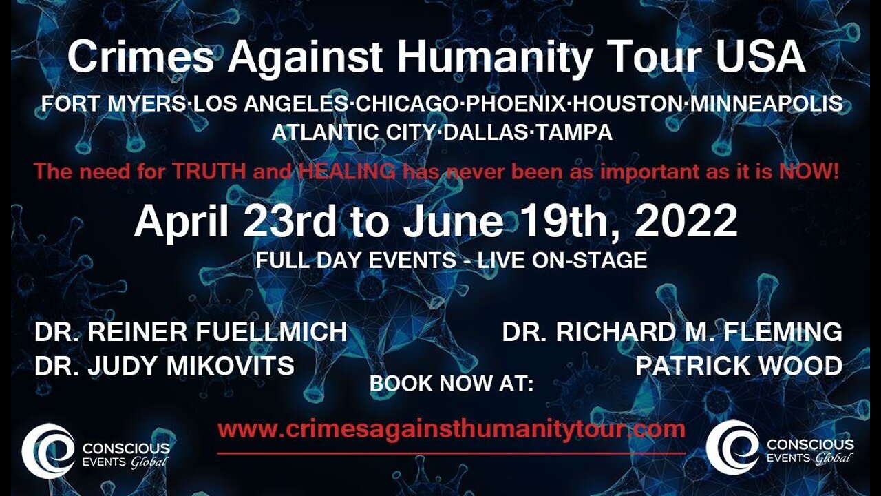 Crimes Against Humanity Tour 🇺🇸 with Reiner Fuellmich!