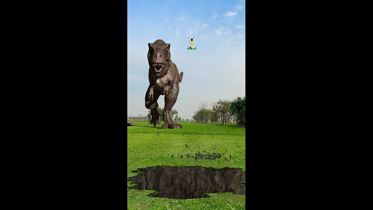 Vfx Magic Dinosaur Attack Flying Funny