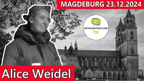 Dr. Alice Weidel gedenkt in Magdeburg der Opfer des Terroranschlags (23.12.2024)