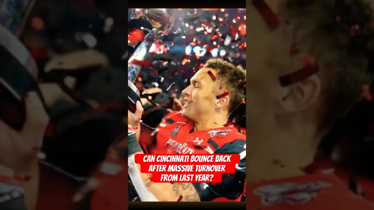 Can Cincinnati bounce back after massive turnover from last year? 🏈#collegefootballpredictions 