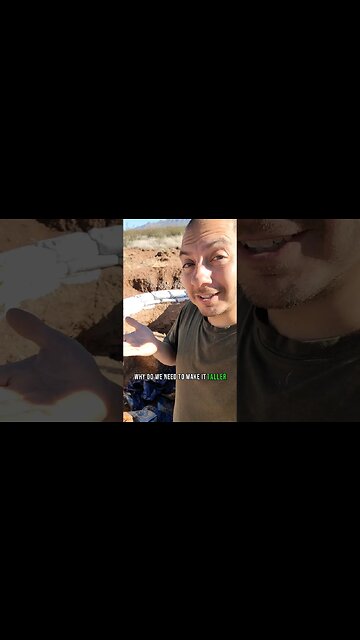 Why Are We Building Our Root Cellar Walls so High? #diy #offgrid #earthbag