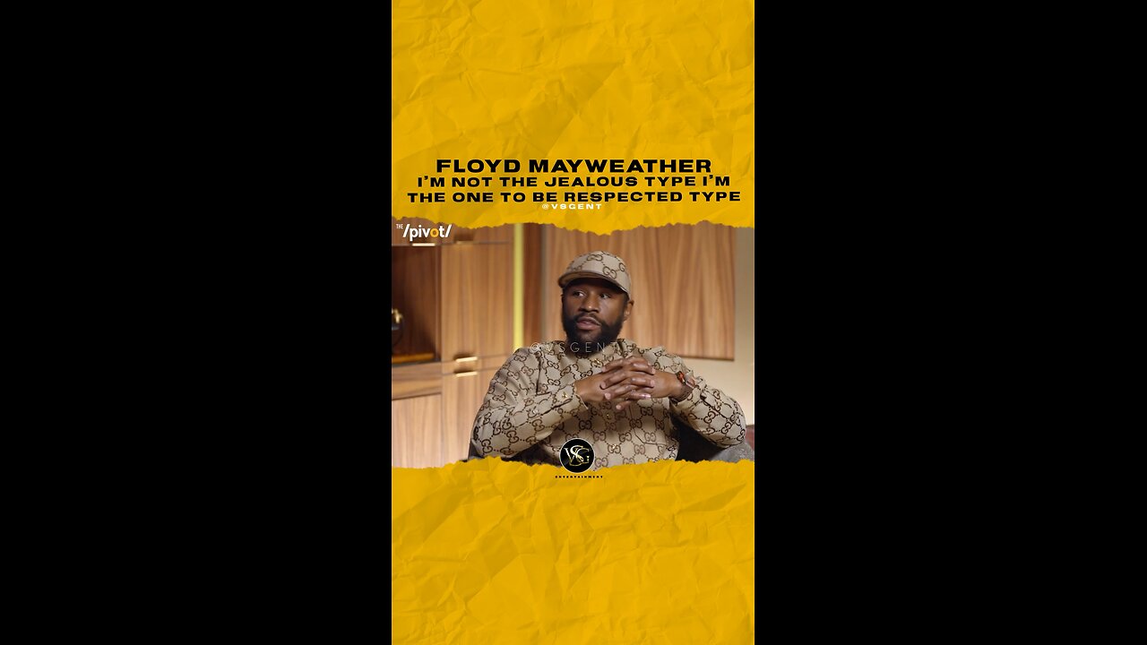 @floydmayweather I’m not the jealous type I’m the one to be respected type