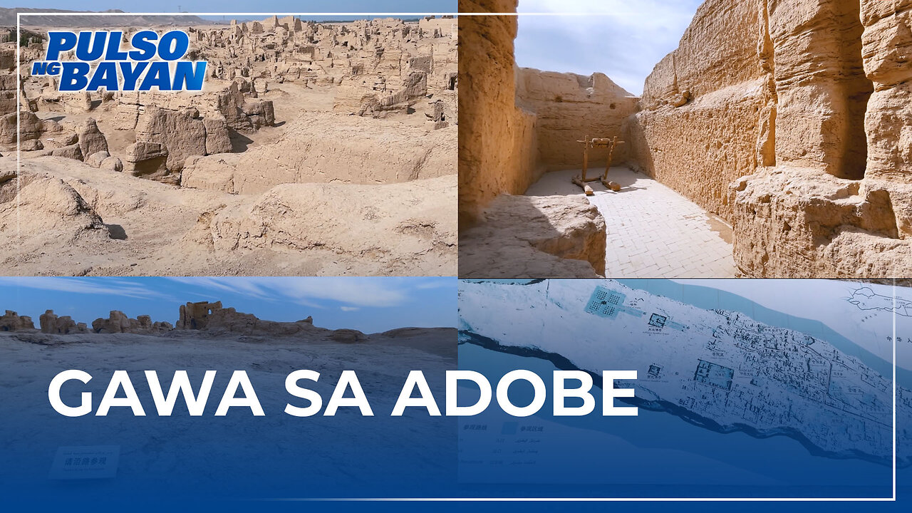 Pinakamatandang lungsod sa mundo na gawa sa adobe, matatagpuan sa Xinjiang, China