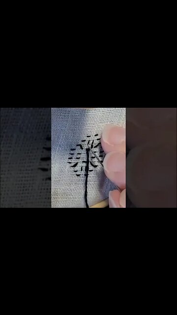 HOLBEIN STITCH | 16th Century Double-Running Stitch, aka Blackwork Embroidery