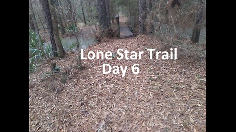 Lone Star Hiking Trail thru-hike, detailed 6/6+1, mile 83.55 - 96.44