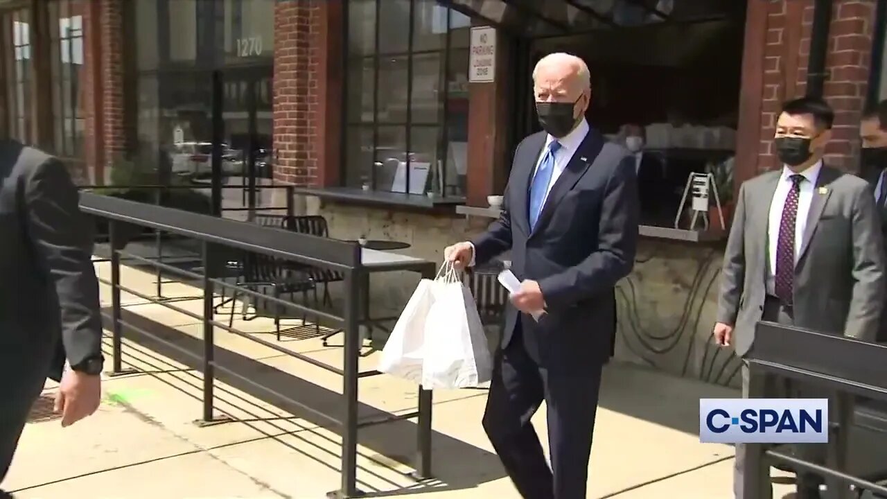 Joe Biden gets Mexican Food and comments on House Republicans
