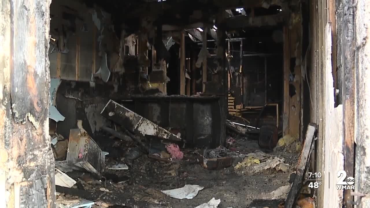 Fire in Bel Air under investigation, vacant building was being misused