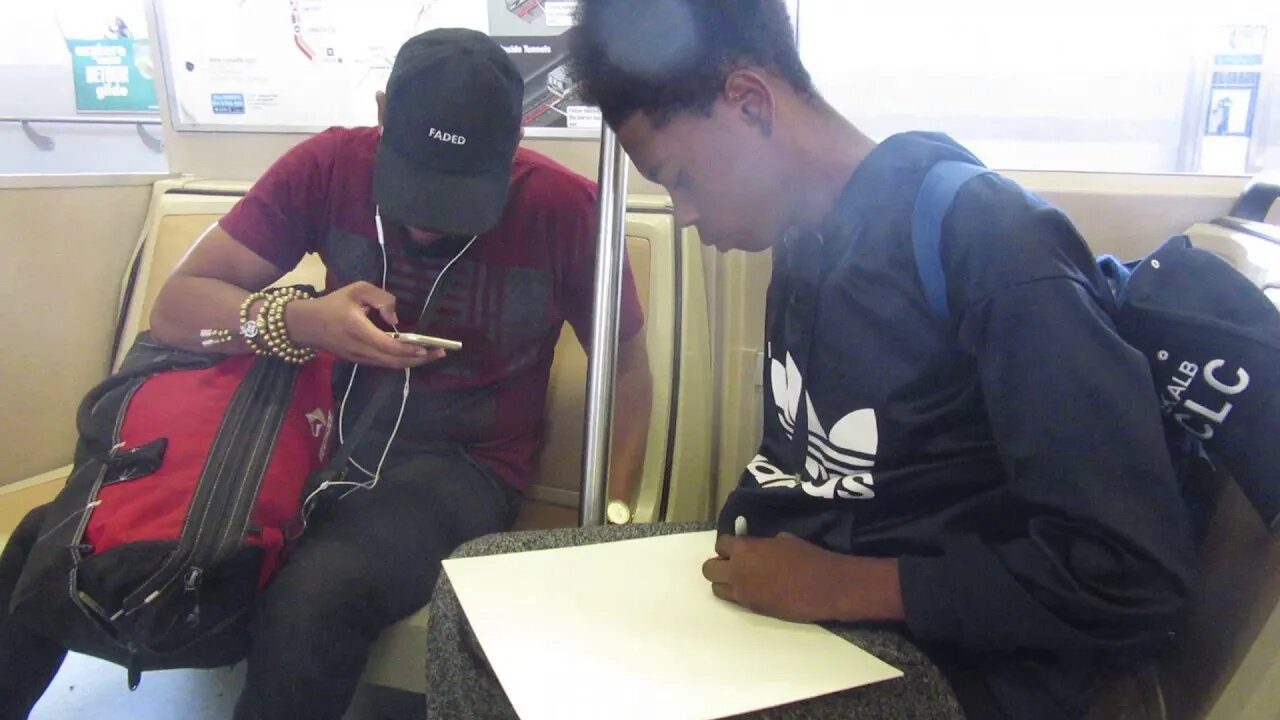 Sekondi Landry sells his first drawing 2 of 2