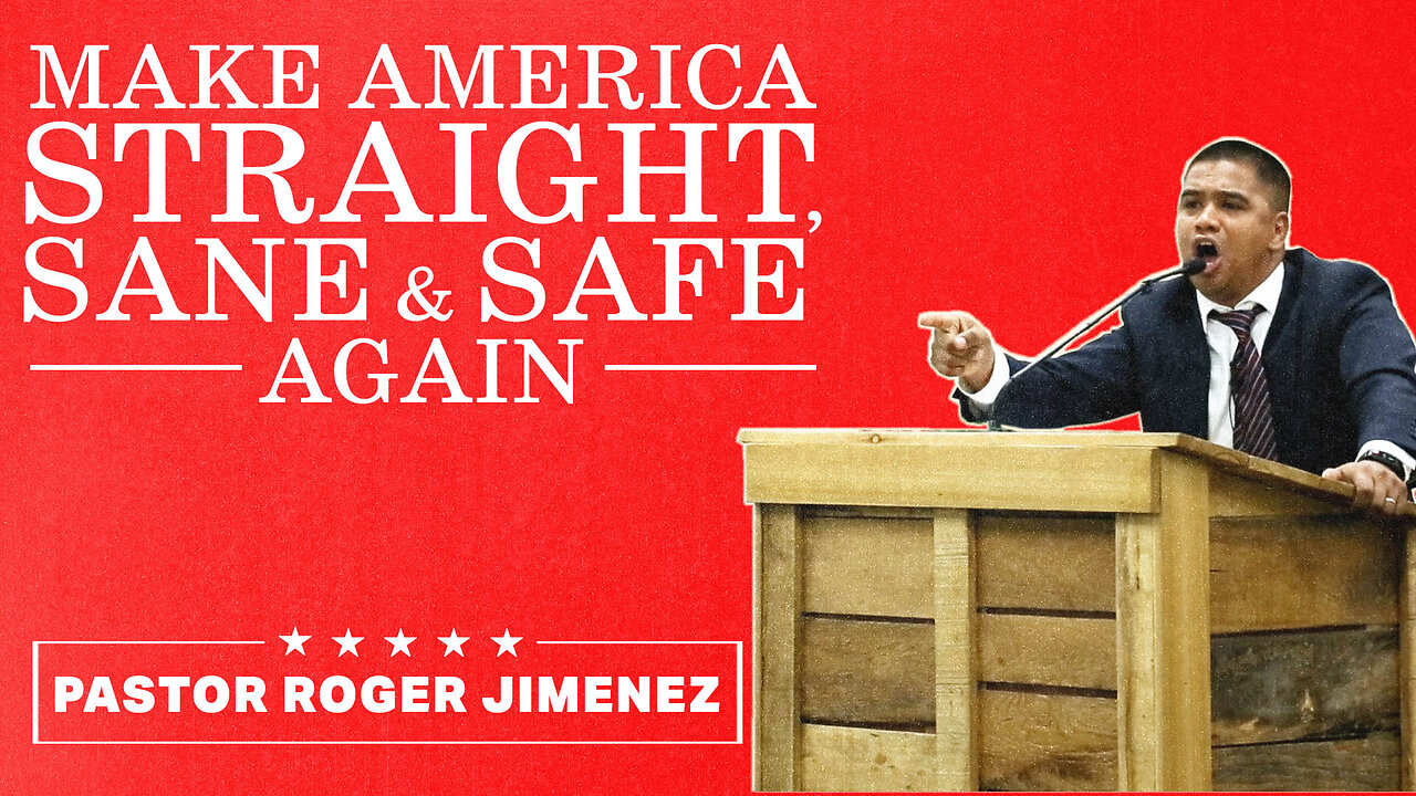 Make America Straight, Sane and Safe Again | Pastor Roger Jimenez (MASA Conference)