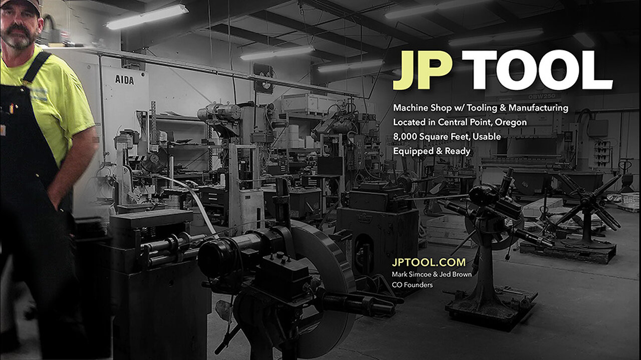 CUSTOM PRODUCT DESIGN SOLUTIONS, TOOLING & MANUFACTURING –JP TOOL, INC. / Co-Founder, President Jed Brown Walks You Through The Facility.