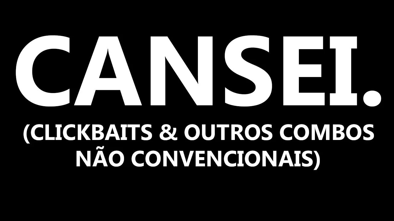 EU CANSEI.
