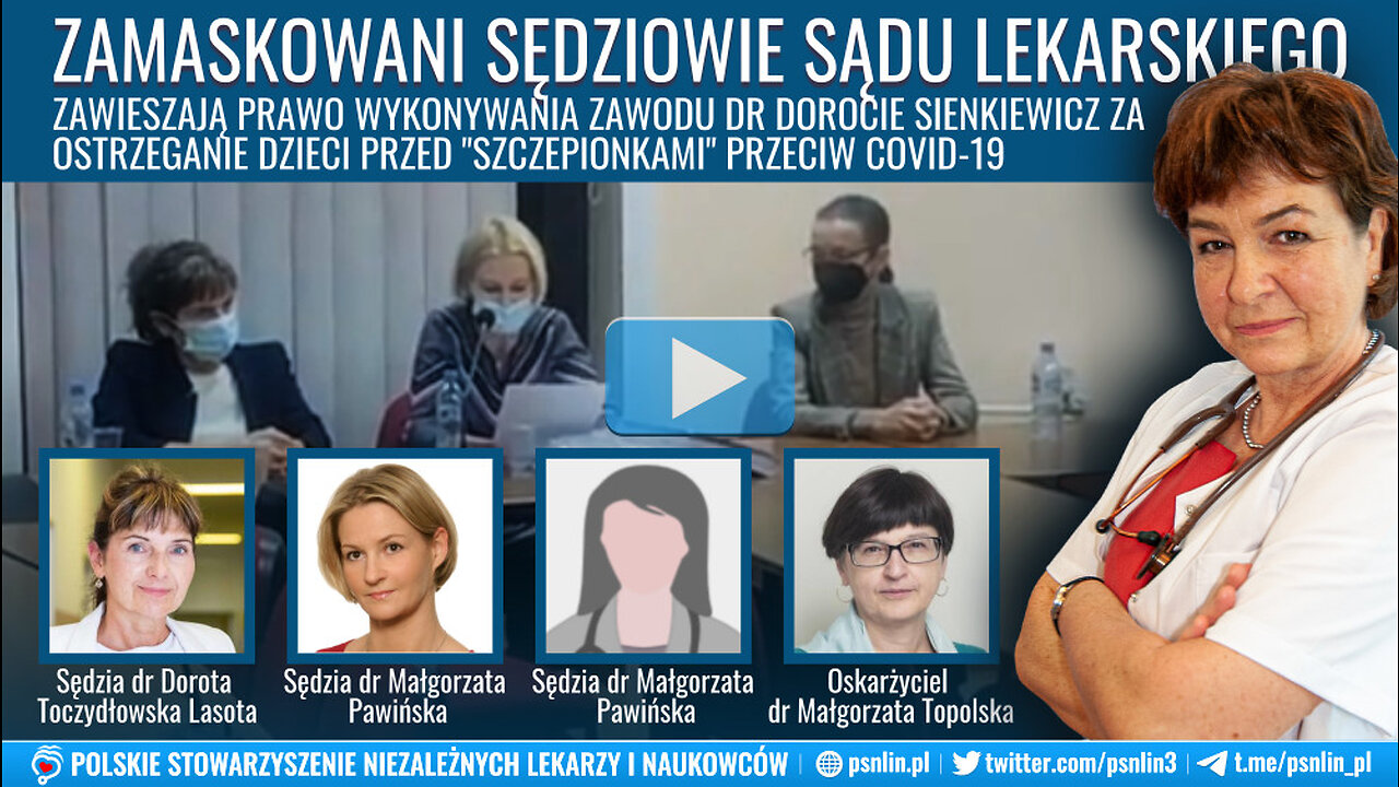 Sąd Lekarski zawiesił prawo wykonywania zawodu dr Dorocie Sienkiewicz za ostrzeganie dzieci