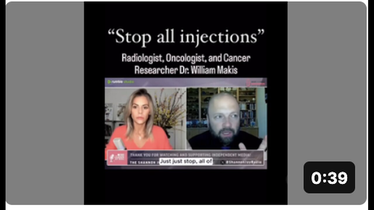 Dr William Makis stop all vaccines