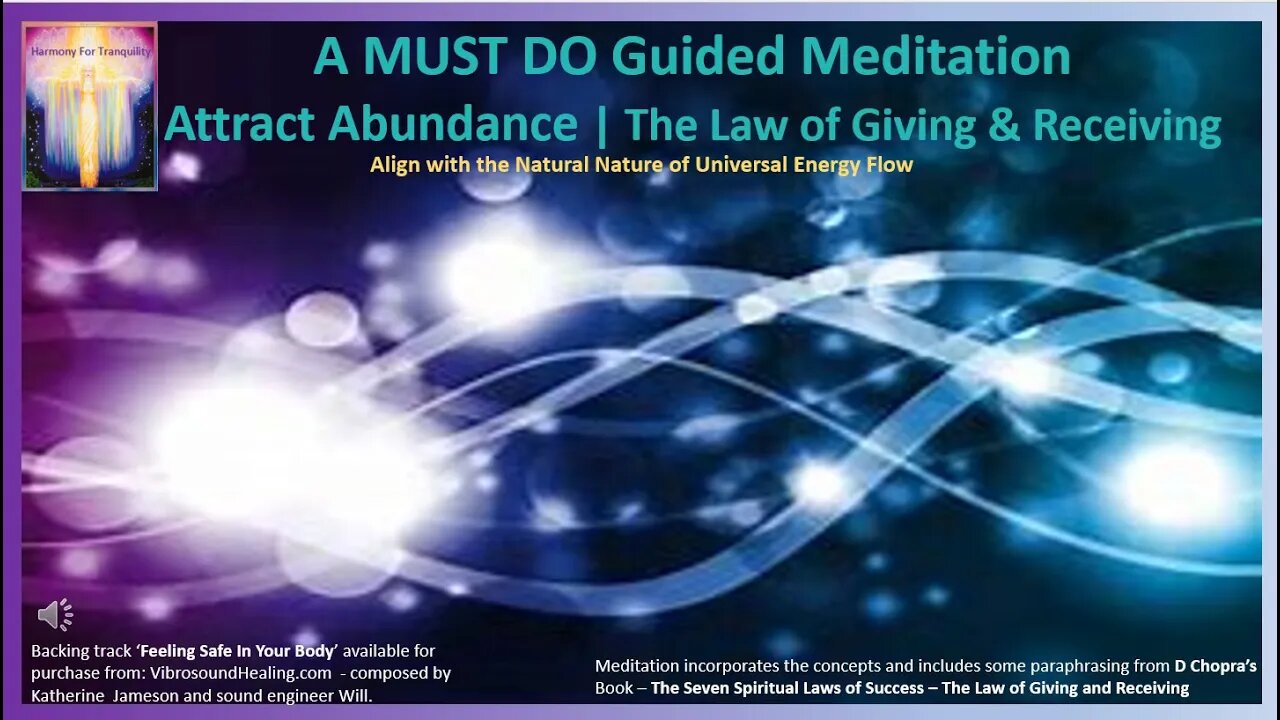 A MUST DO Guided Meditation to Attract Abundance | The Law of Giving and Receiving