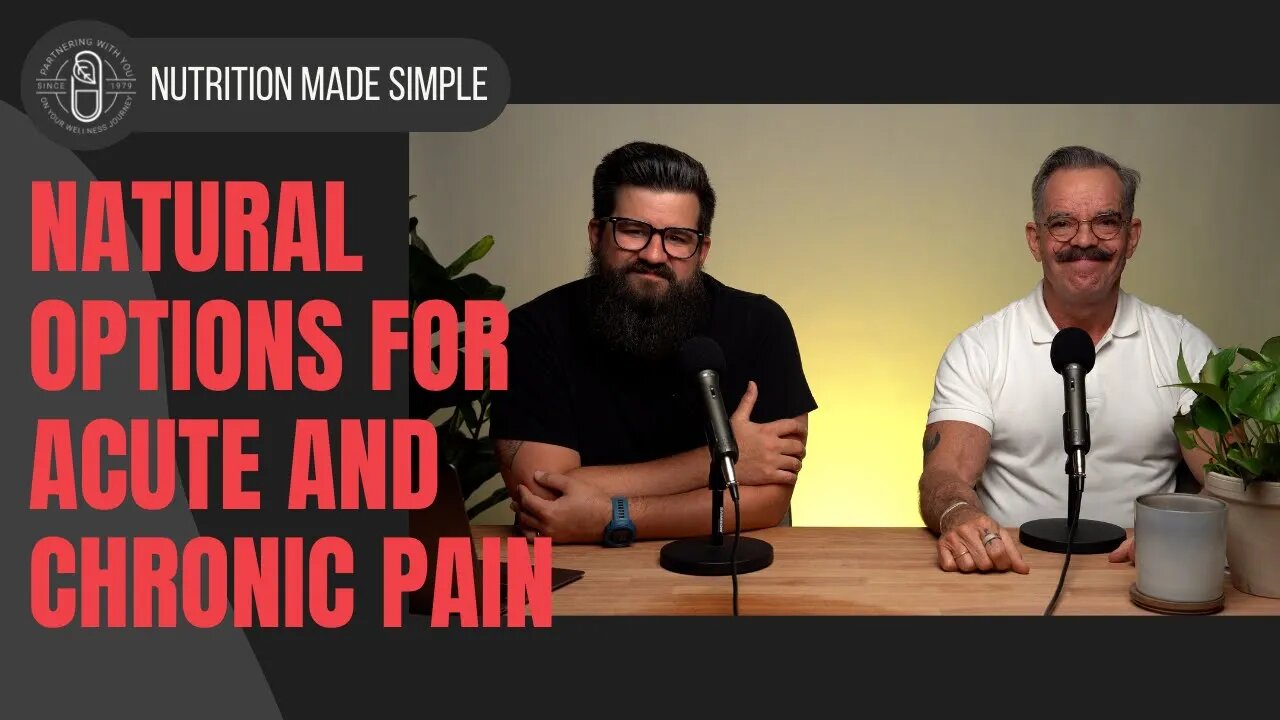 How to Manage Chronic and Acute Pain with Natural Ingredients