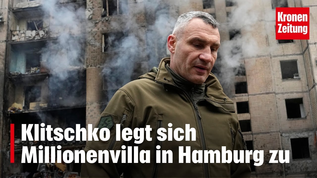 Empörung in Ukraine: Vitali Klitschko erhielt Millionenvilla in Hamburg@krone.tv🙈